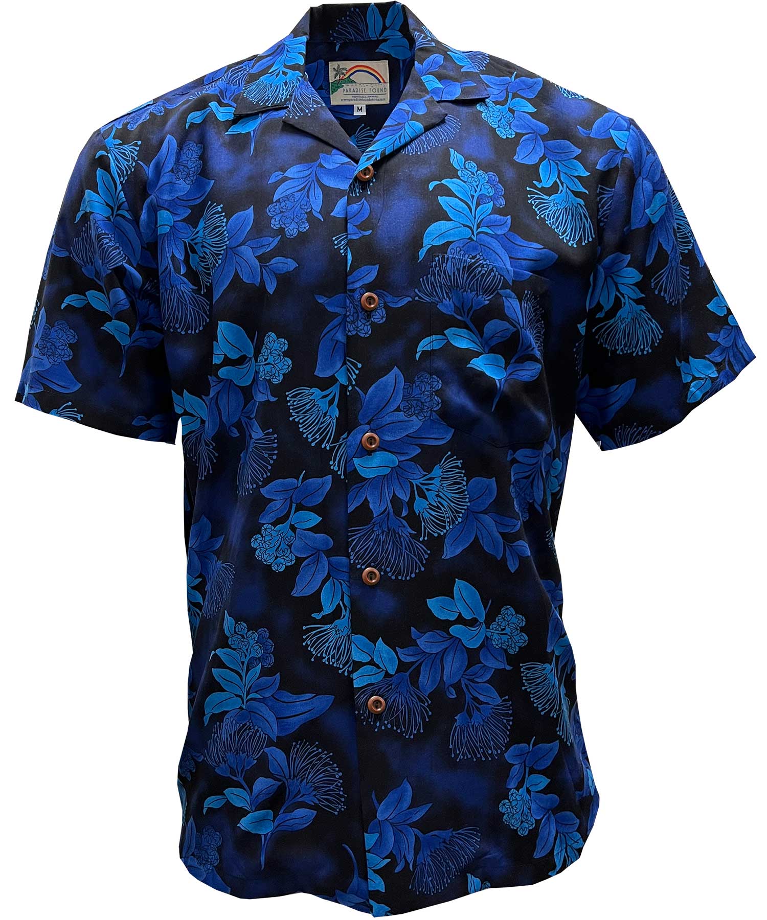 Ohia Navy by Paradise Found | Aloha Shirt Shop