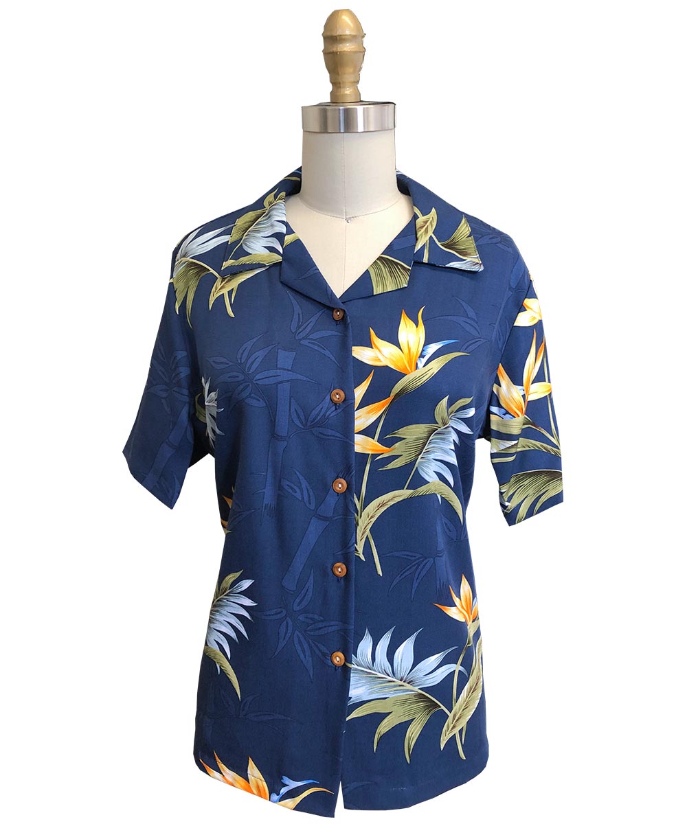 Bamboo Paradise - Navy main image 0