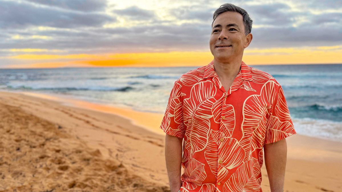 Orange Hawaiian Shirts