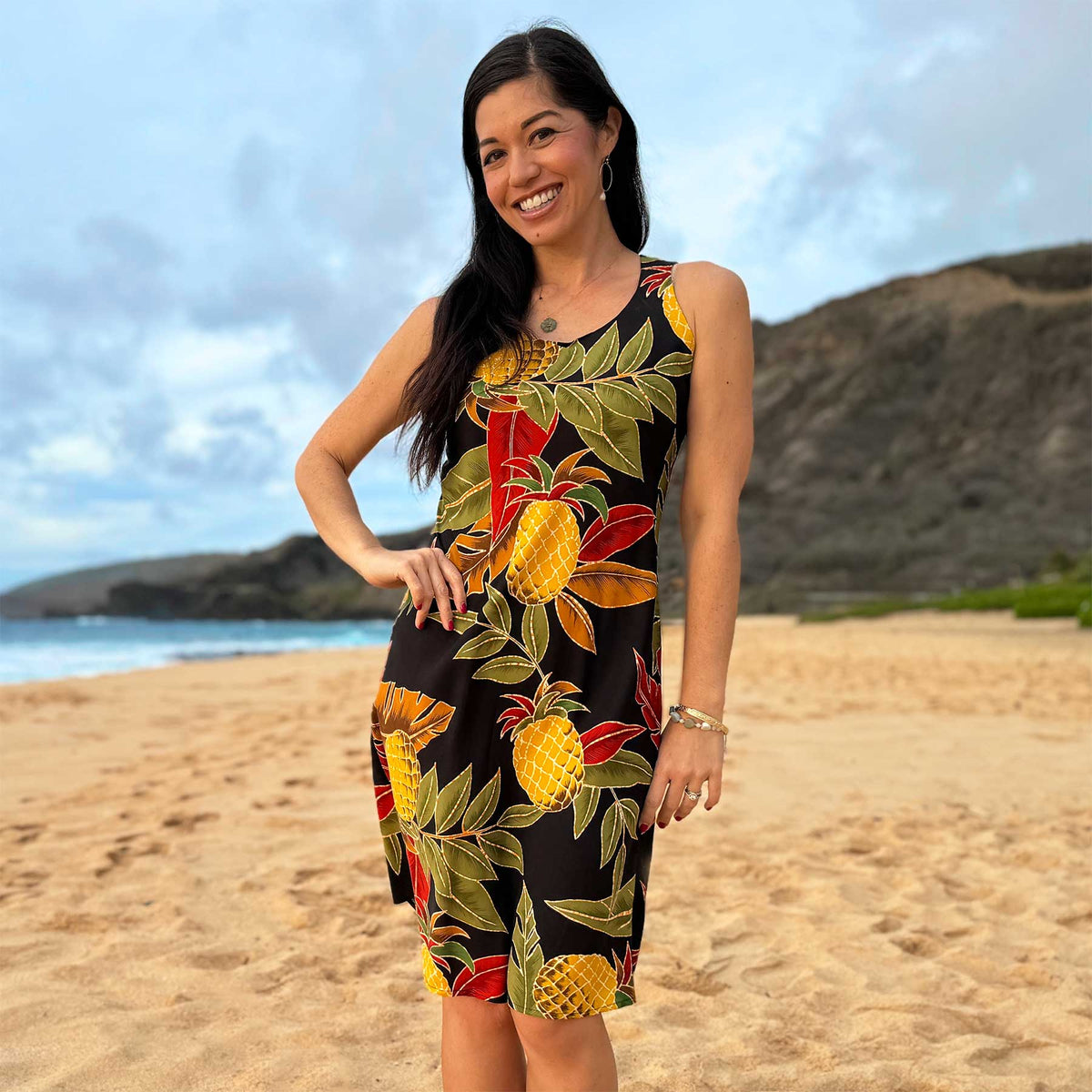 Black Hawaiian Dresses
