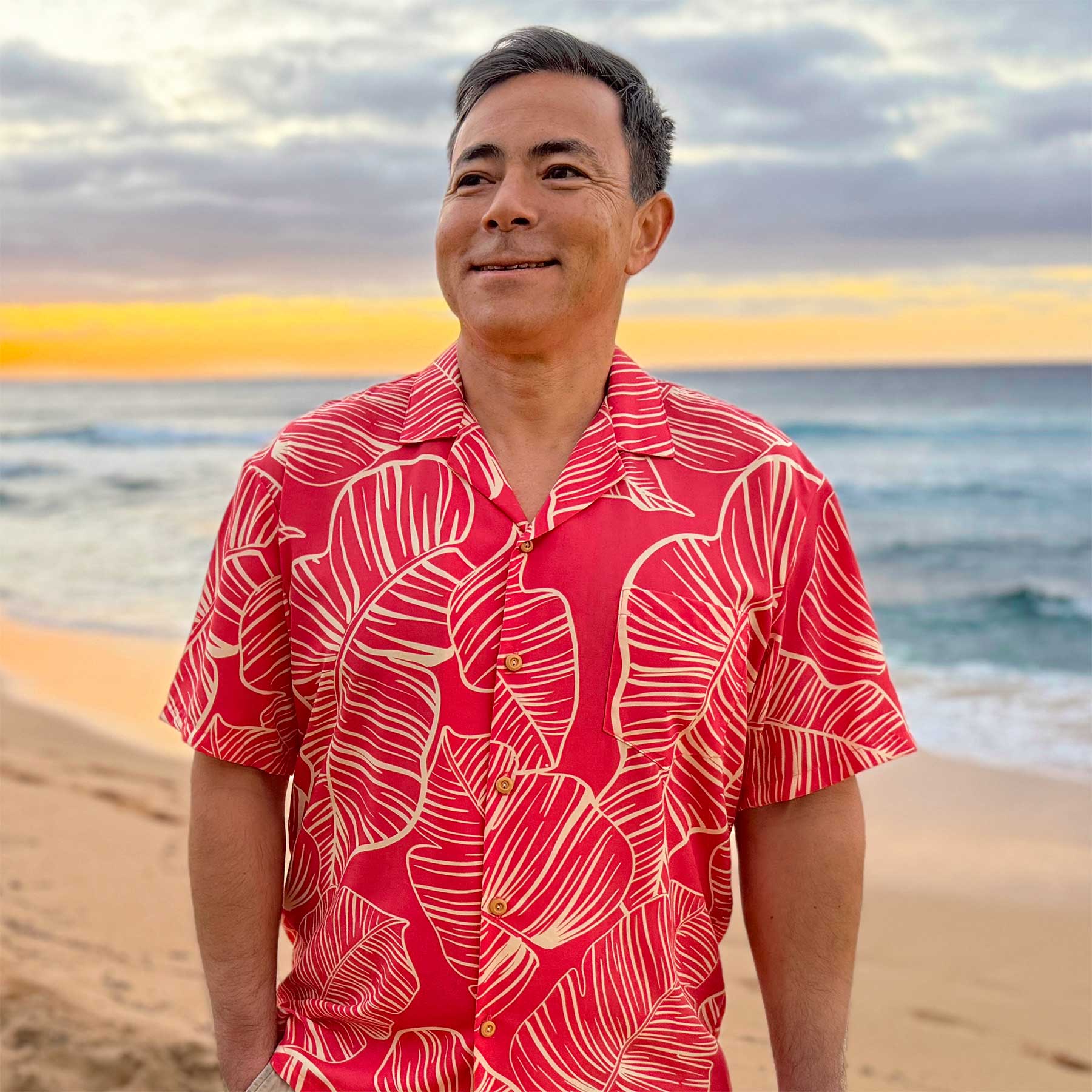 Red Hawaiian Shirts