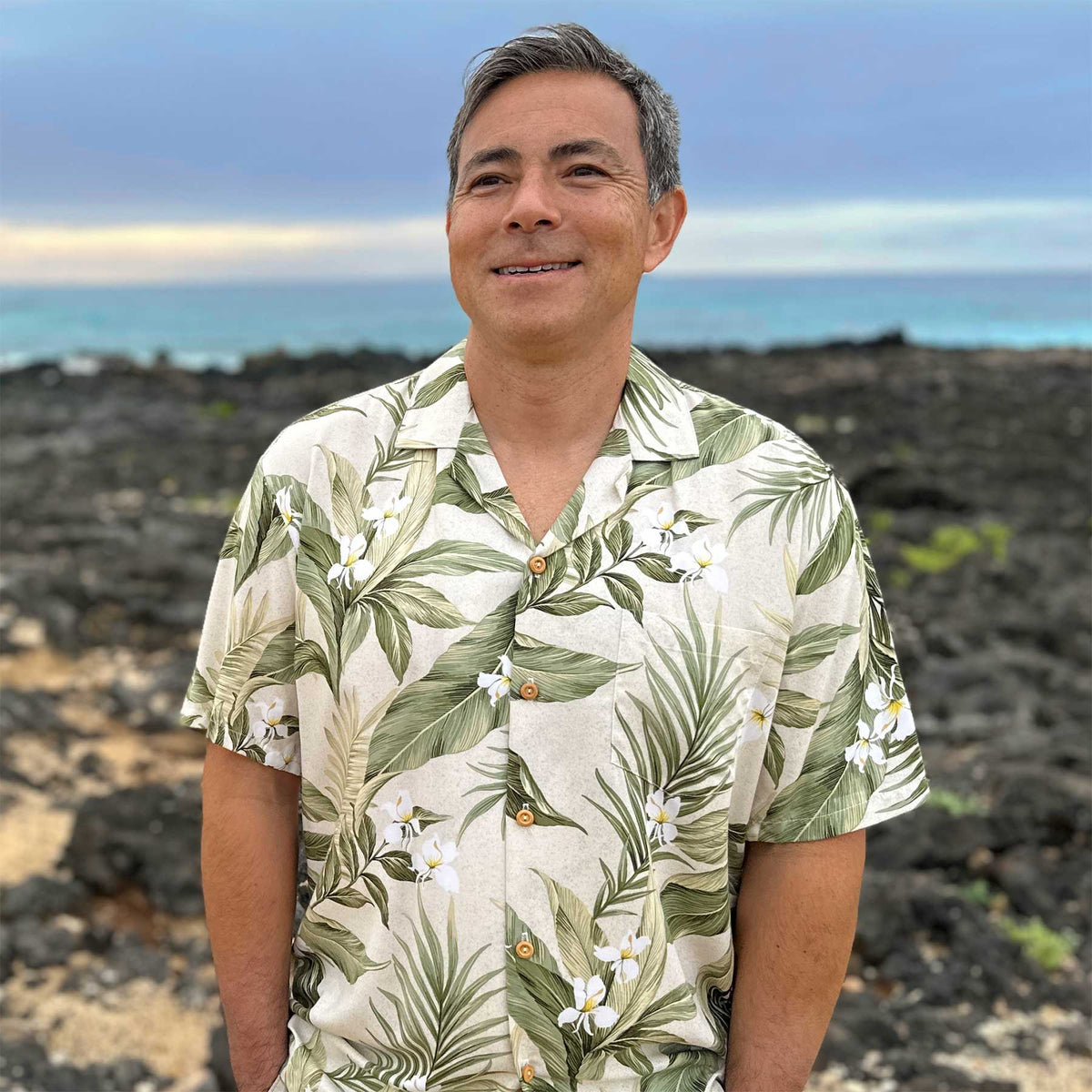 White Hawaiian Shirts