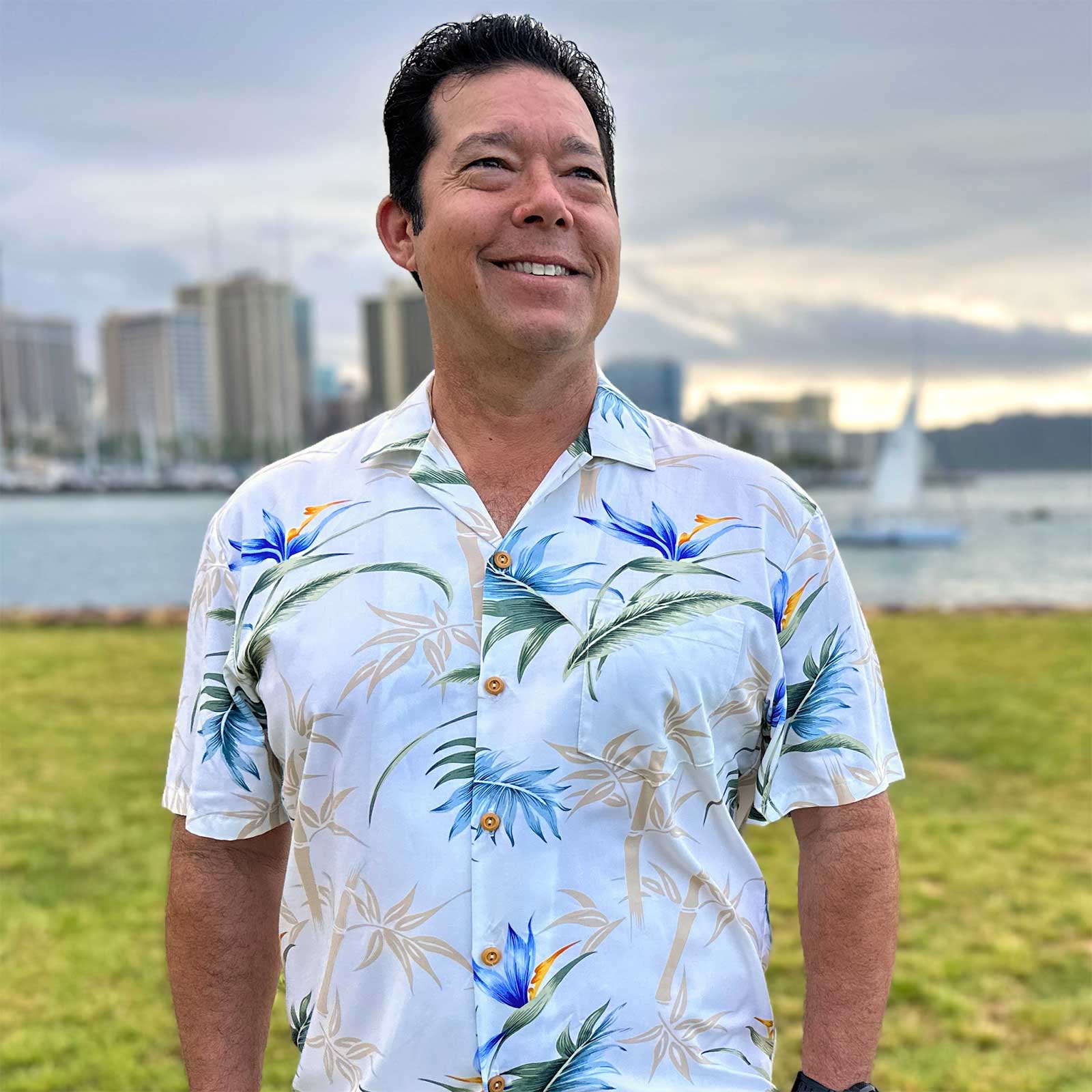 Paradise Found Collection - Bamboo Paradise Shirt - Made in Hawaii