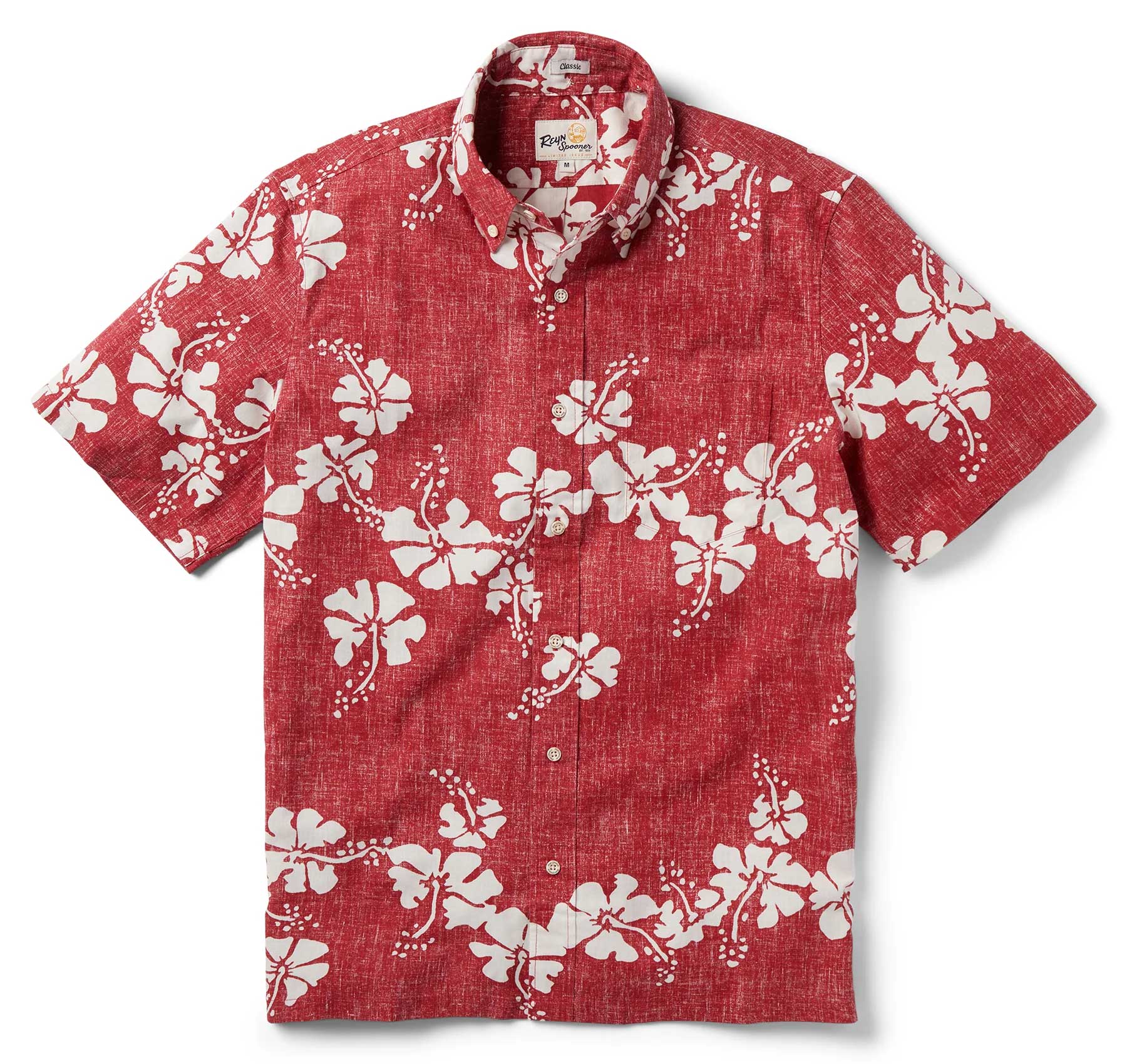 Reyn Spooner 50th State Flower - Red | Aloha Shirt Shop