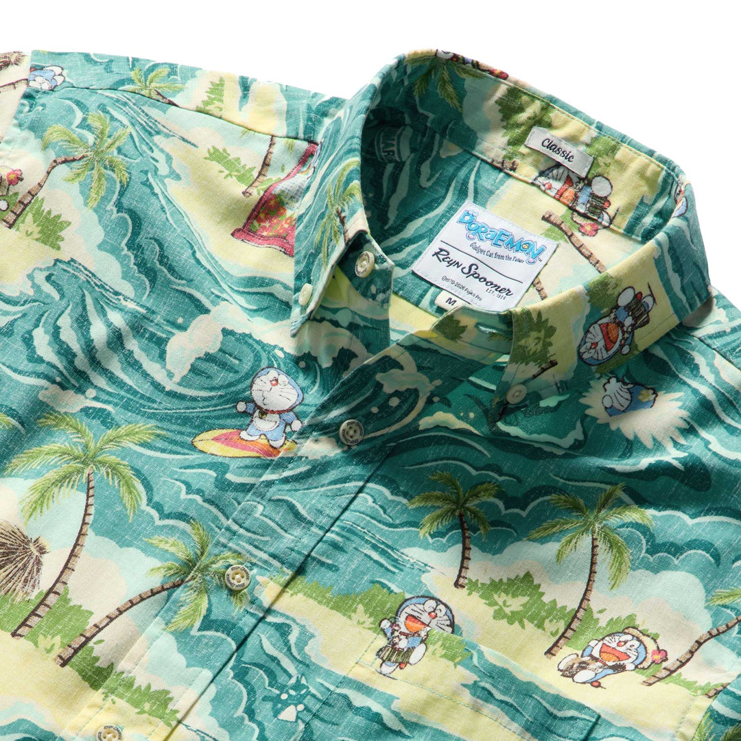 Aloha Doraemon - Teal