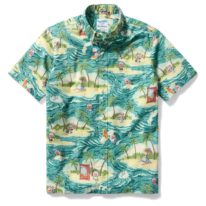 Aloha Doraemon - Teal