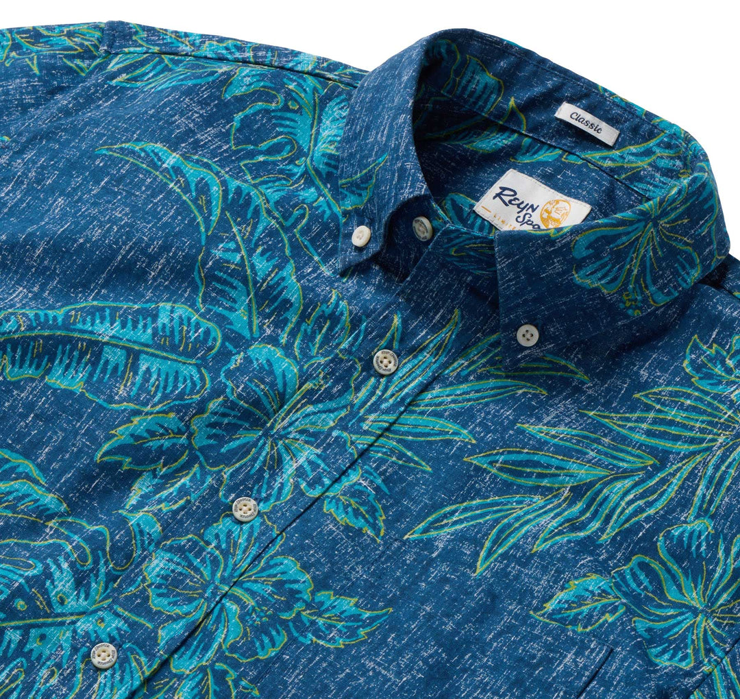 Hibiscus Bliss - Orion Blue