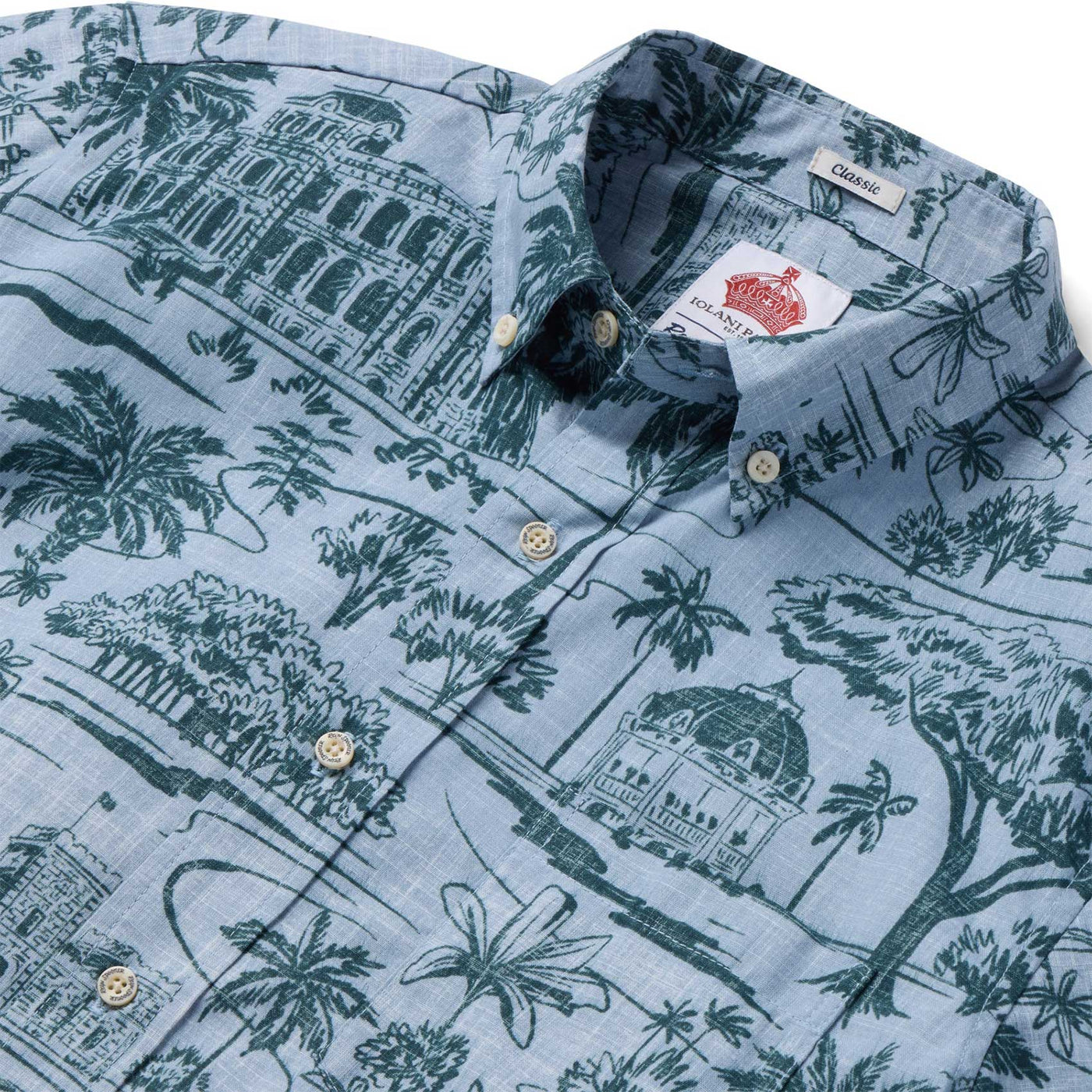 Iolani Palace - Dusty Blue