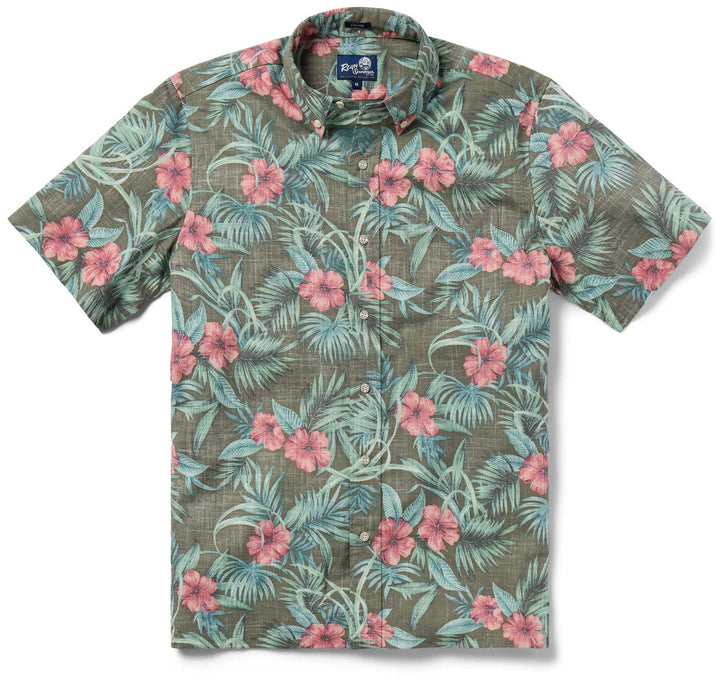 Palm Floral - Olive