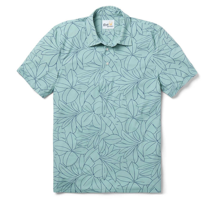 Botanic Bliss Performance Polo - Lilypad