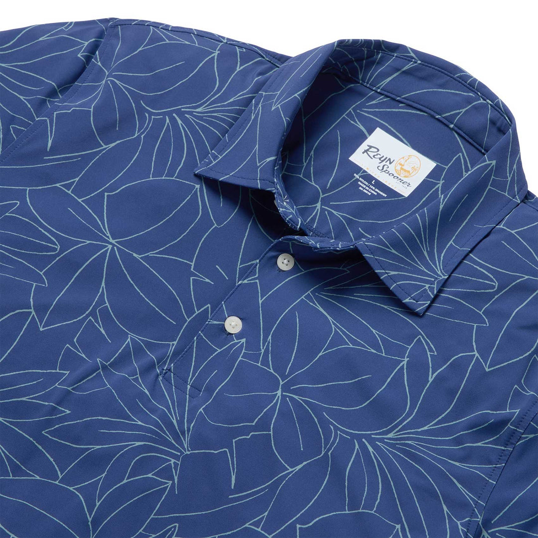 Botanic Bliss Performance Polo - Navy