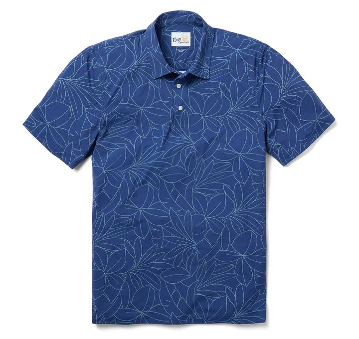 Botanic Bliss Performance Polo - Navy