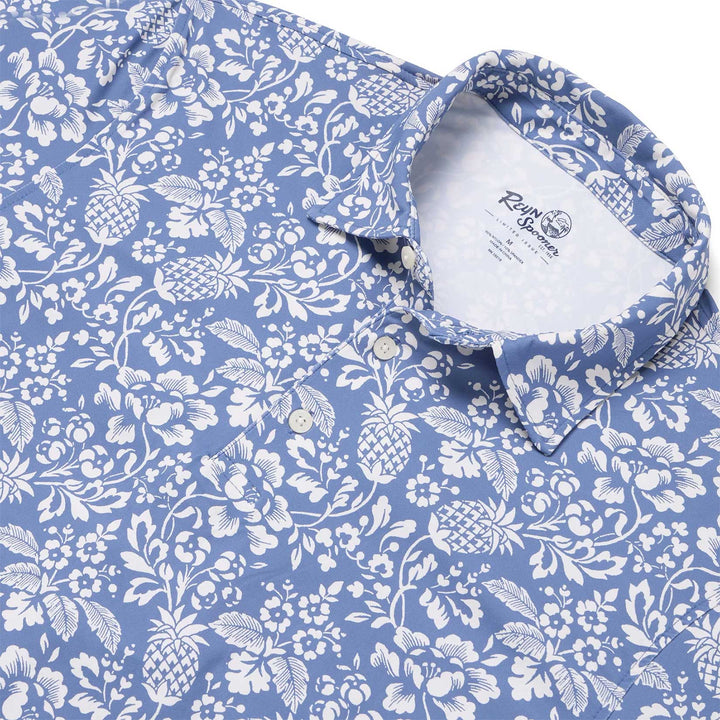 Oahu Harvest Performance Polo - Blue Horizon