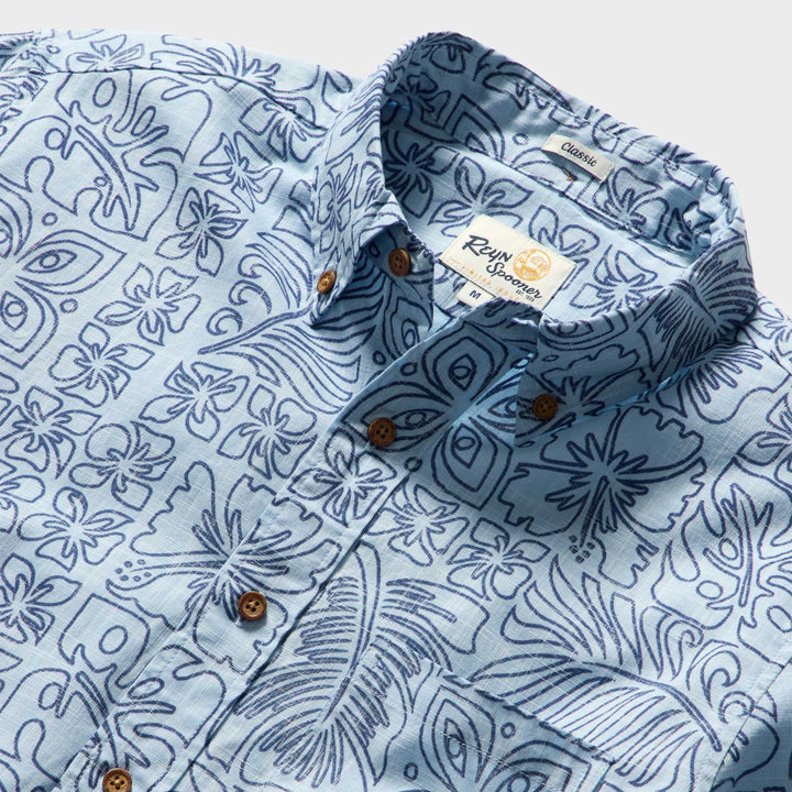 Retro Tapa - Chambray