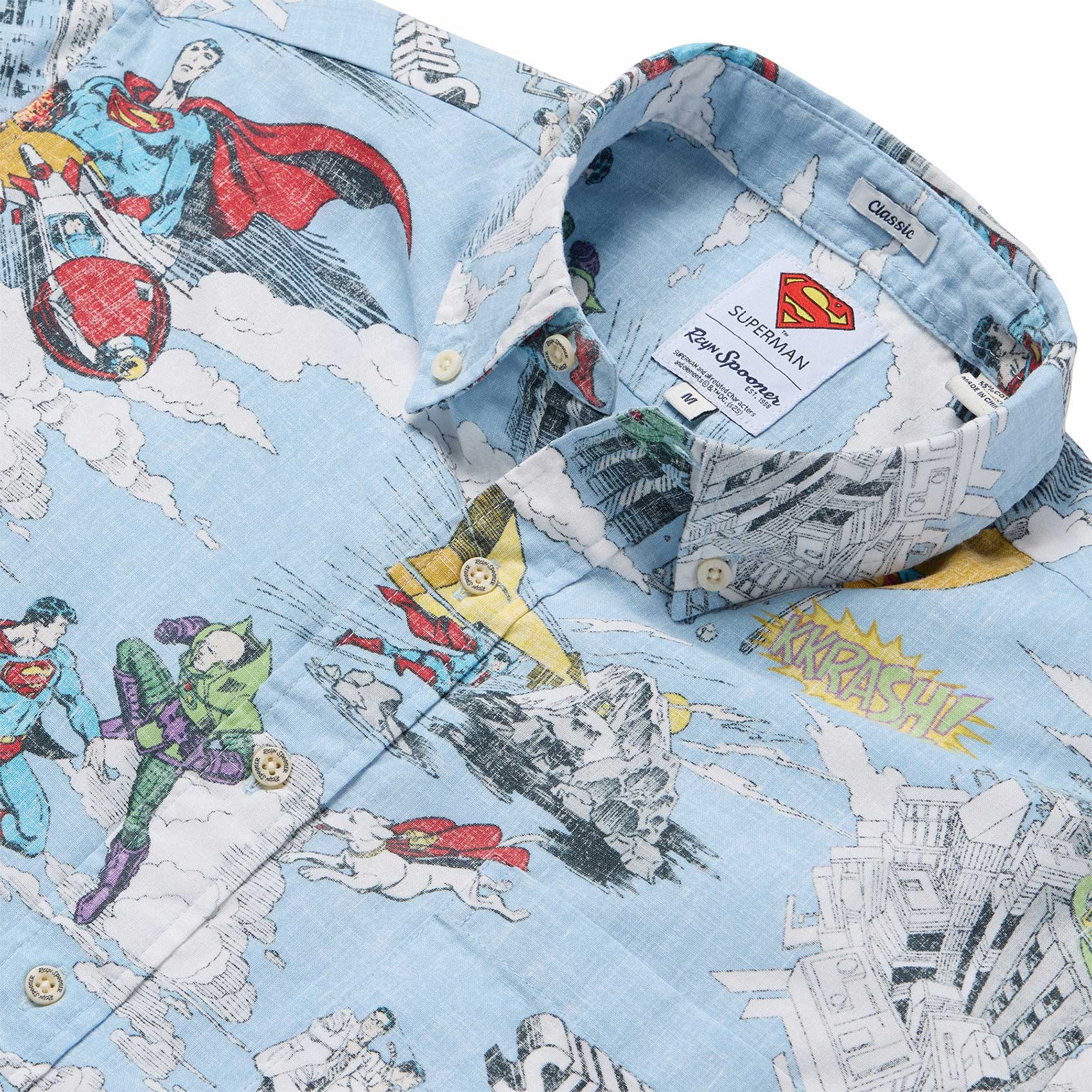 Reyn Spooner - Superman Blue | Aloha Shirt Shop