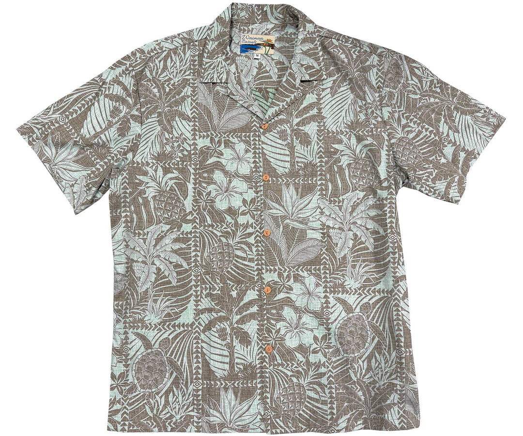 Honu and Pineapples - Gray
